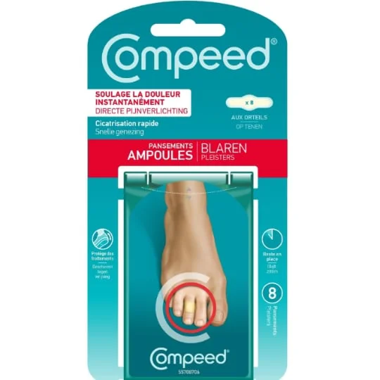 Pansements ampoules orteils
