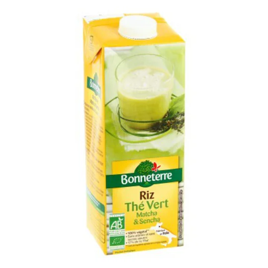 Boisson Au Riz Thé Vert Matcha & Sencha  Bio