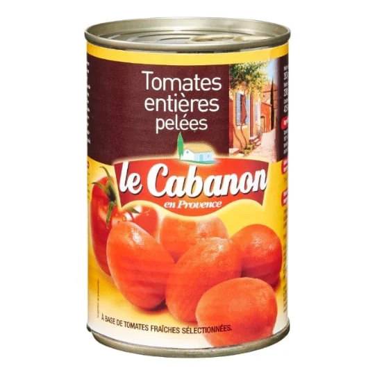 Tomates entières pelées