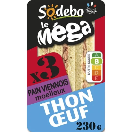Sandwich thon oeuf mayonnaise