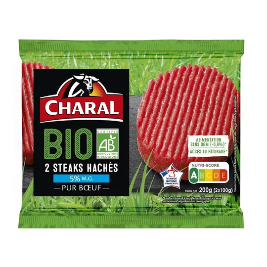 Steak haché Bio 5% MG