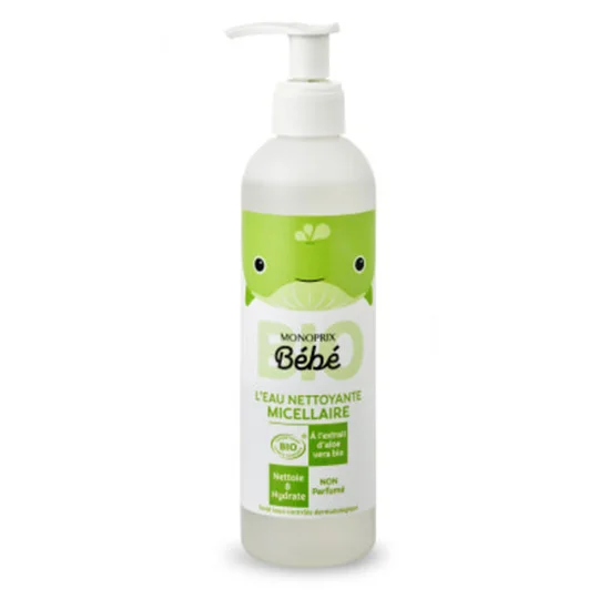 Eau nettoyante micellaire bio