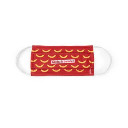 Masque en tissu Lavable Banane x1