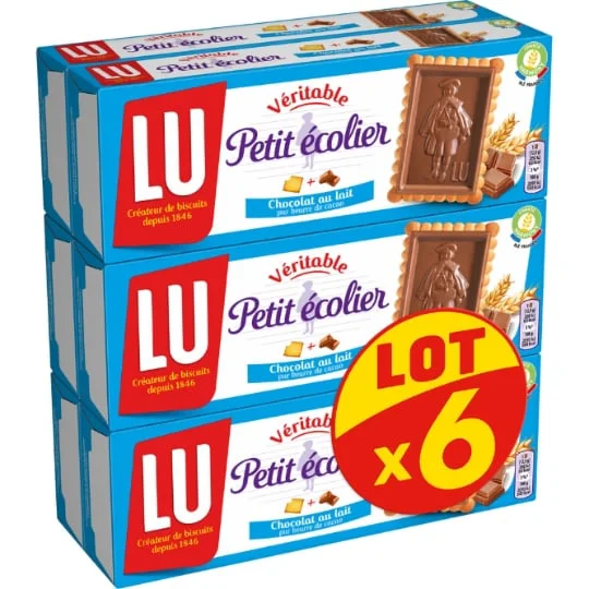 Biscuits petit beurre nappés au chocolat au lait Petit Ecolier