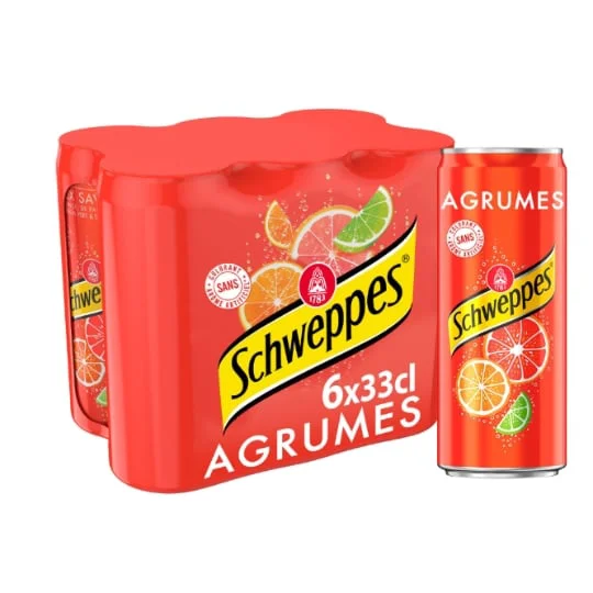 Soda saveur agrumes