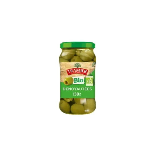 Olives vertes denoyautées bio