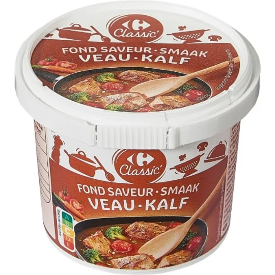 Préparation culinaire fond de veau