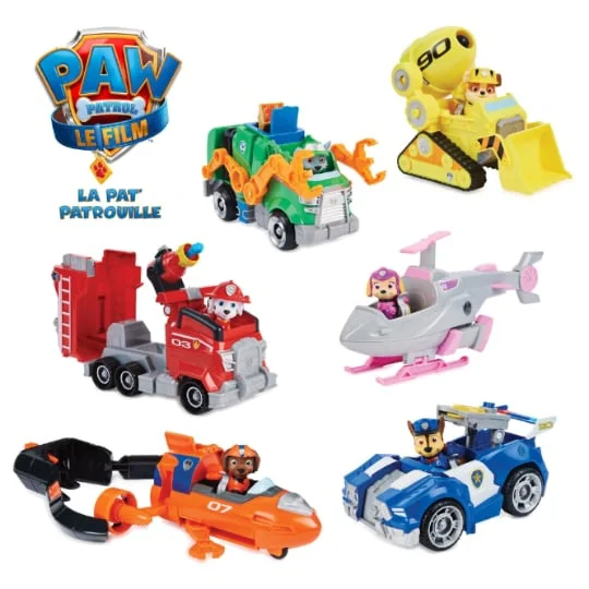 Véhicule avec figurine Pat Patrouille modèle aléatoire SPIN MASTER