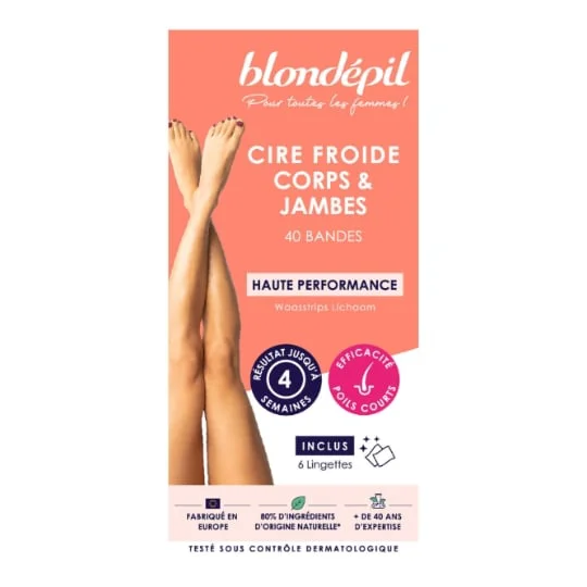 Bandes De Cire Froide Corps Et Jambes