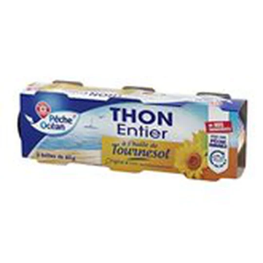 Thon entier Huile de tournesol