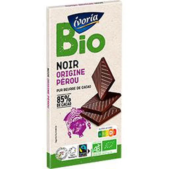 Chocolat noir Origine Pérou 85% BIO