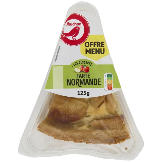 Les desserts tarte normande