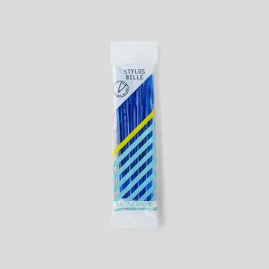 Stylos bille bleus