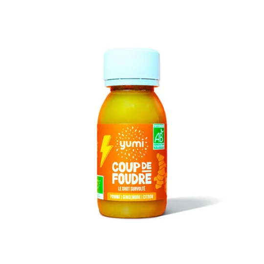 Shot Coup De Foudre Bio Pomme, Gingembre Et Citron