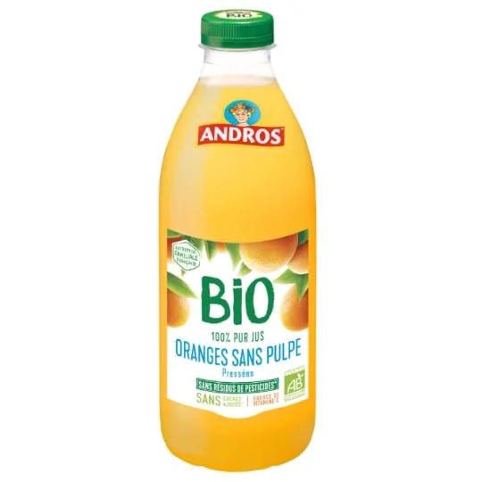 Jus d'orange s/pulpe Bio