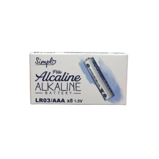 Pile alcaline AAA/LR03 x8