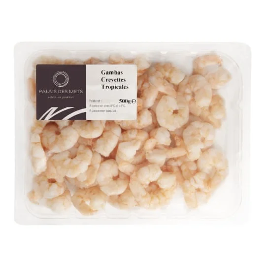 Crevettes Jumbo tigrées décortiquées