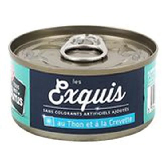 Pâtée pour chats Thon aux crevettes