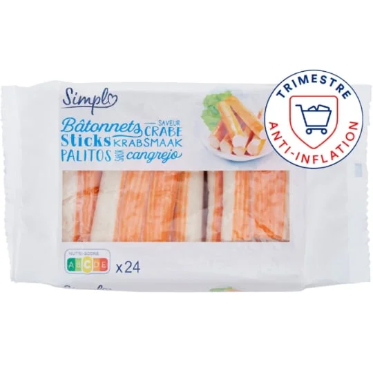 Surimi saveur crabe