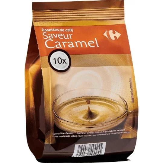 Café dosette saveur caramel