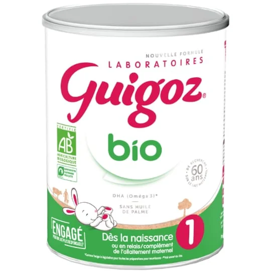 Lait bébé en poudre 1er âge bio