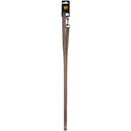 Laisse Basic Confort 25mm et 100cm pour Chien Taupe