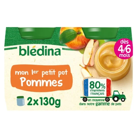 Compote bébé Pomme - dès 4-6 mois