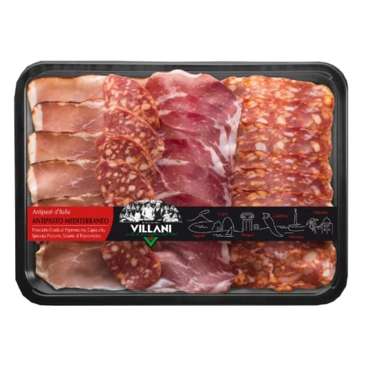 Assortiment charcuterie jambon pimenté saucisson pimenté spianata piquante coppa