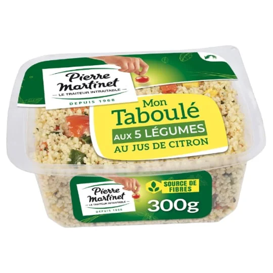 Salade Taboulé 5 légumes au jus de citron