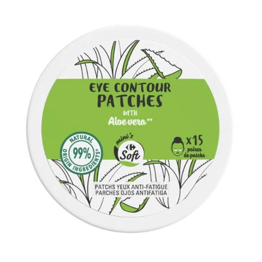 Patchs yeux anti-fatigue aloe vera