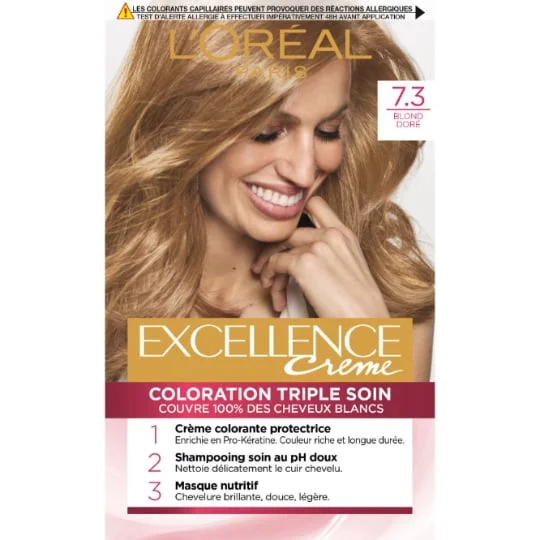 Coloration Cheveux 7.3 Blond doré