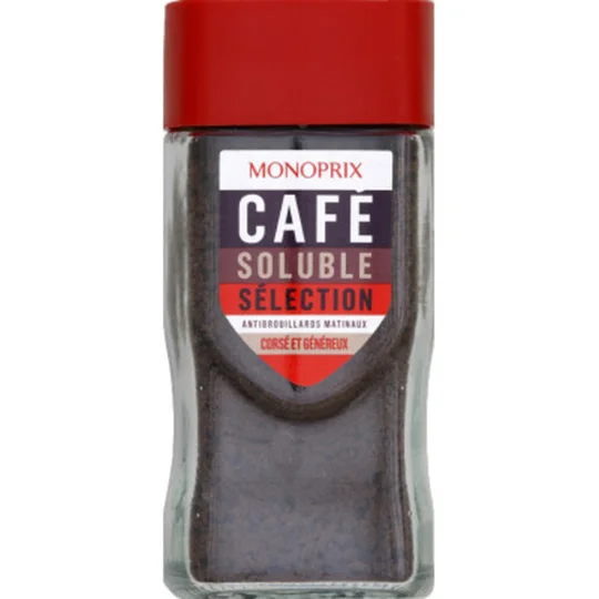Café Soluble Sélection, Corsé Et Généreux