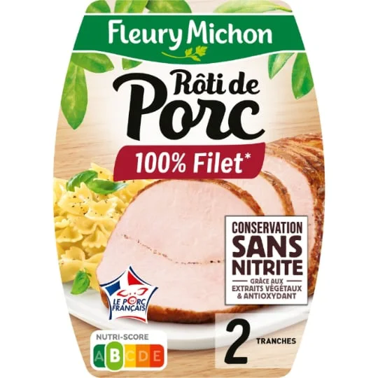 Rôti de porc cuit conservation sans nitrite