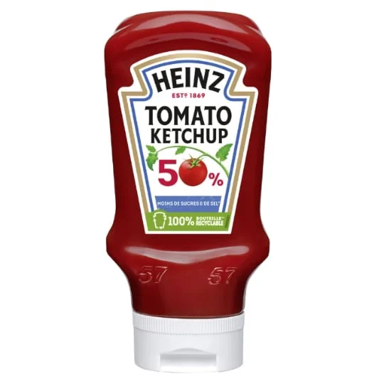 Ketchup réduit sucre et sel