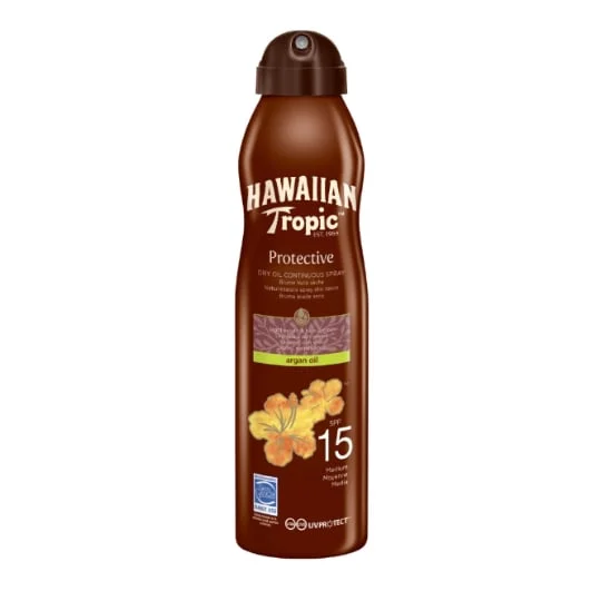 Huile bronzante sèche SPF15