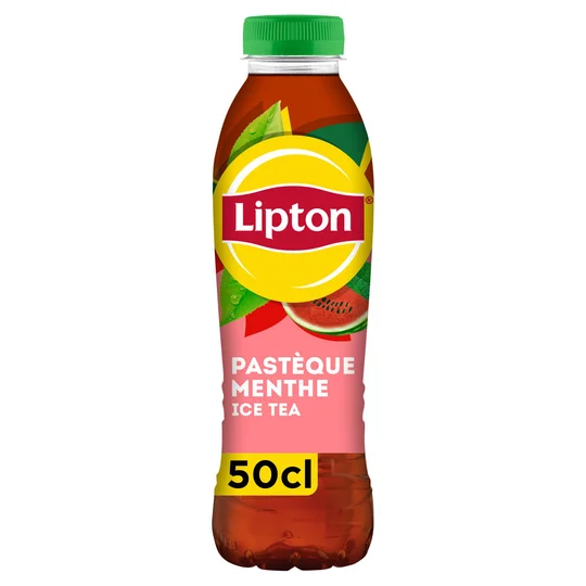Boisson à base de thé saveur pastèque menthe