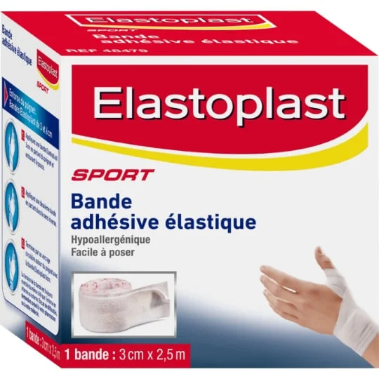 Bande adhésive élastique 3 cm x 2,5 m