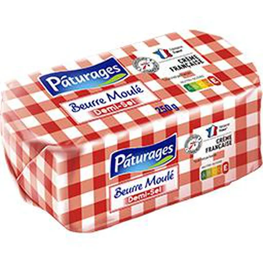 Beurre moulé demi-sel