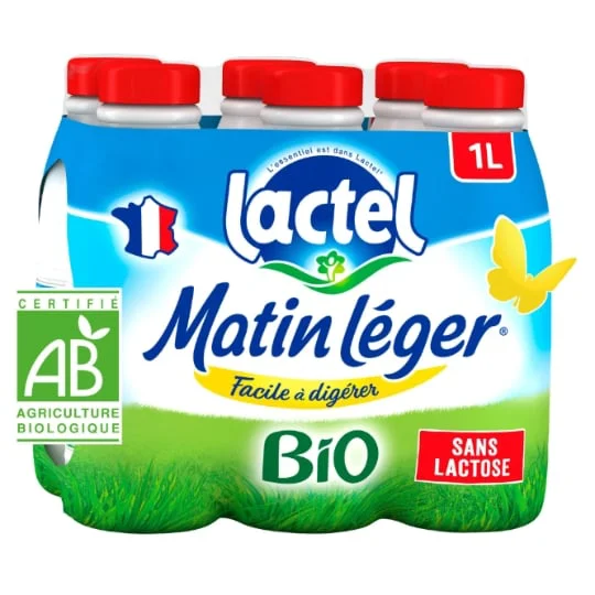 Lait Bio Sans Lactose Entier