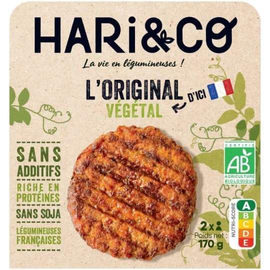 Galette végétale l'original de pois Bio