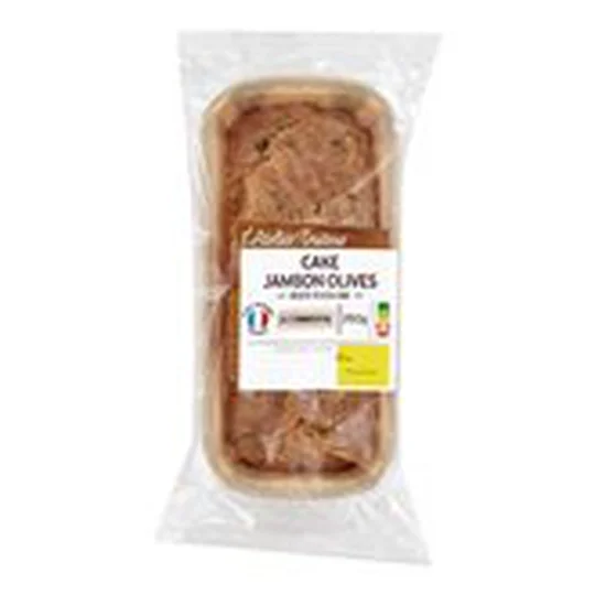 Cake au jambon et olives