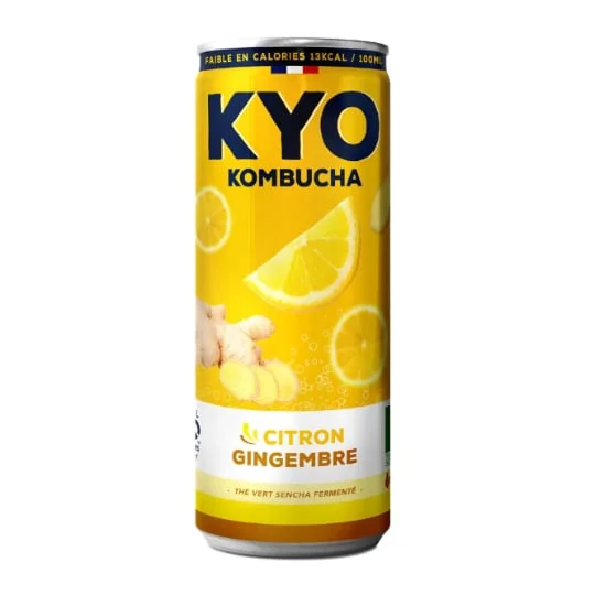Kombucha - Boisson gazeuse citron gingembre BIO