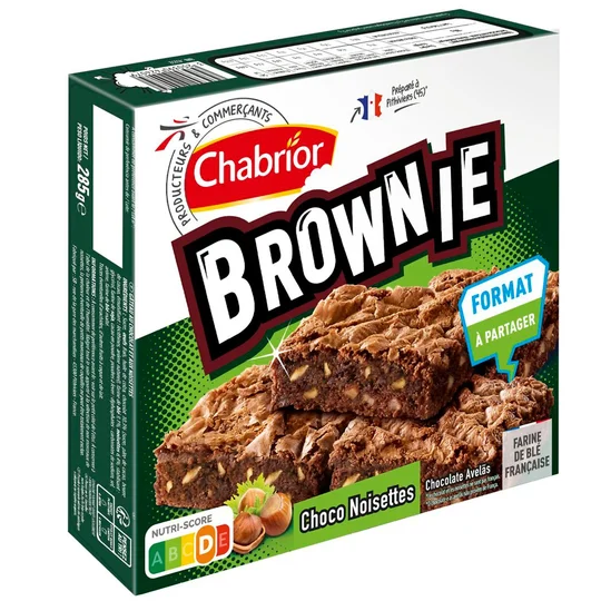 Brownie choco noisettes