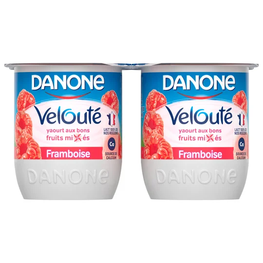 Yaourt aux fruits brassé framboise