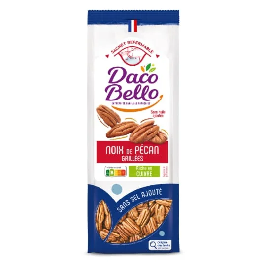 Noix de pécan grillées non salées