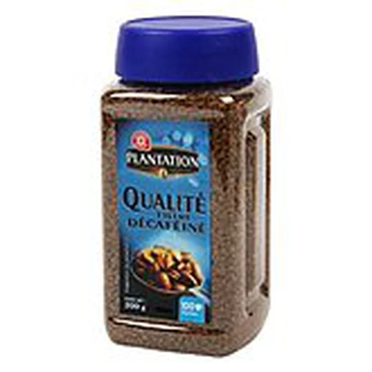 Café soluble Qualité décaféiné