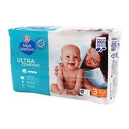 Couches bébé Midi T3 4/9kg - x50 changes