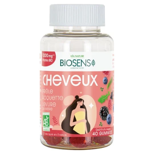 Complément Alimentaire Pousse de Cheveux aux Fruits Rouges