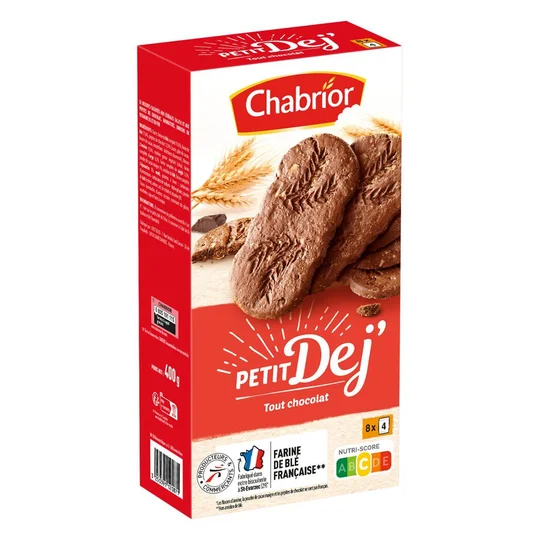 Biscuits Petit Déj tout chocolat