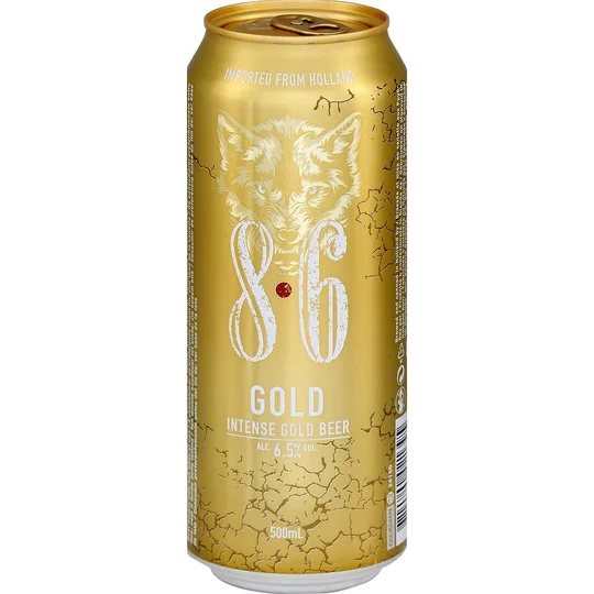 Bière blonde 8.6 Gold Canette 6,5% vol